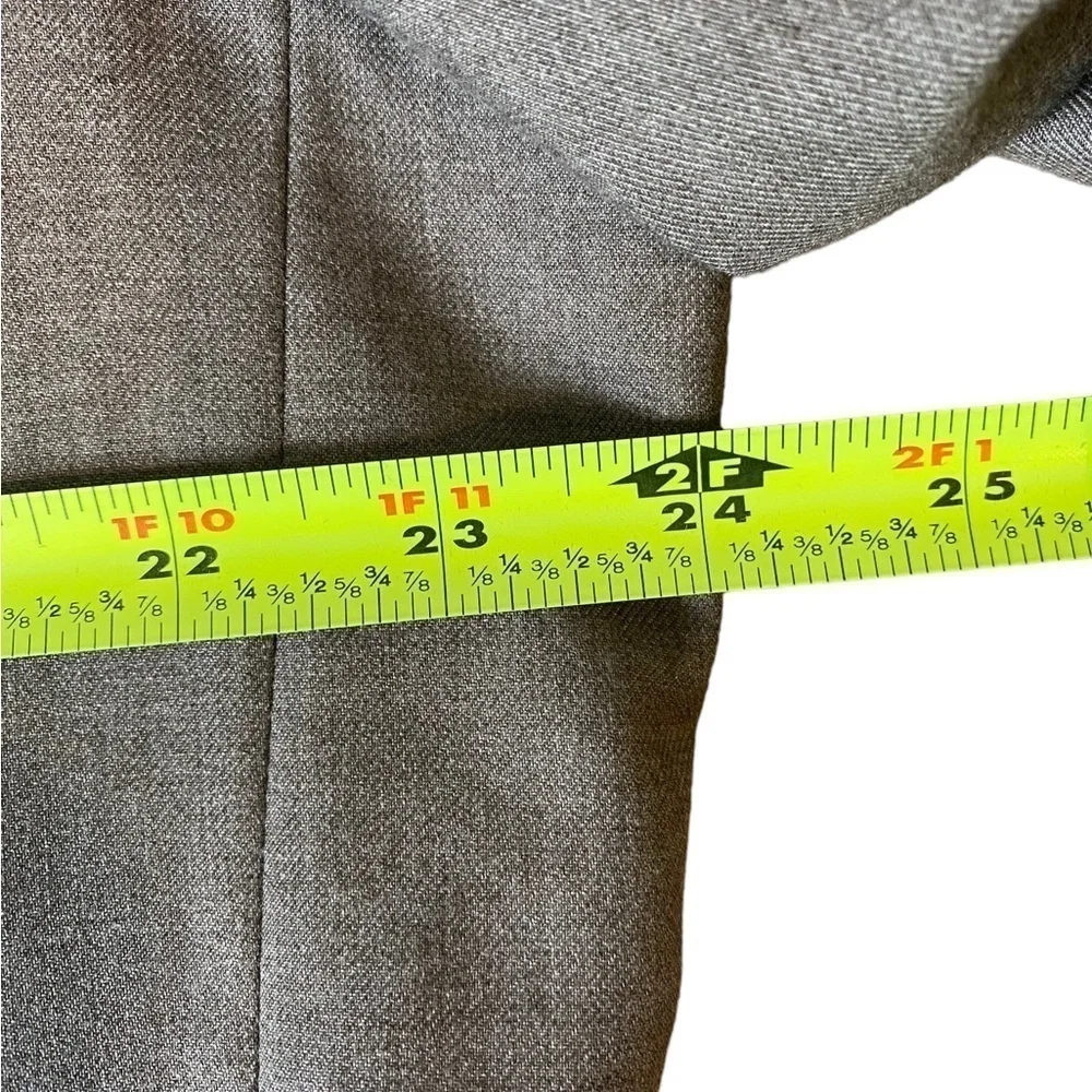 DEMANTIE Italy Men's size 46 long Gray Blazer Jacket Sport coat hand tailored
